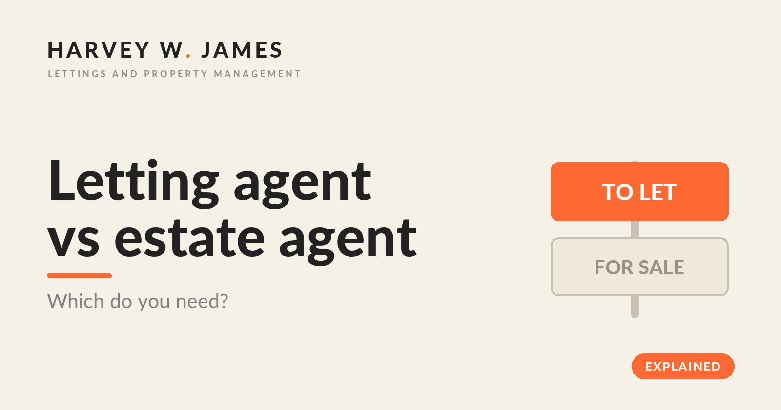 Letting agent vs estate agent: which do you need?
